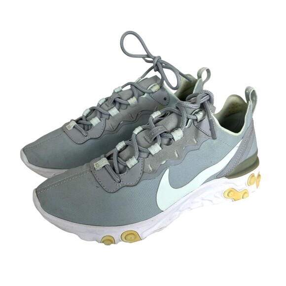 Nike Women's React 55 Athletic Running Shoes Sneakers  Size 7.5  Gray BQ2728-005 - Picture 4 of 14